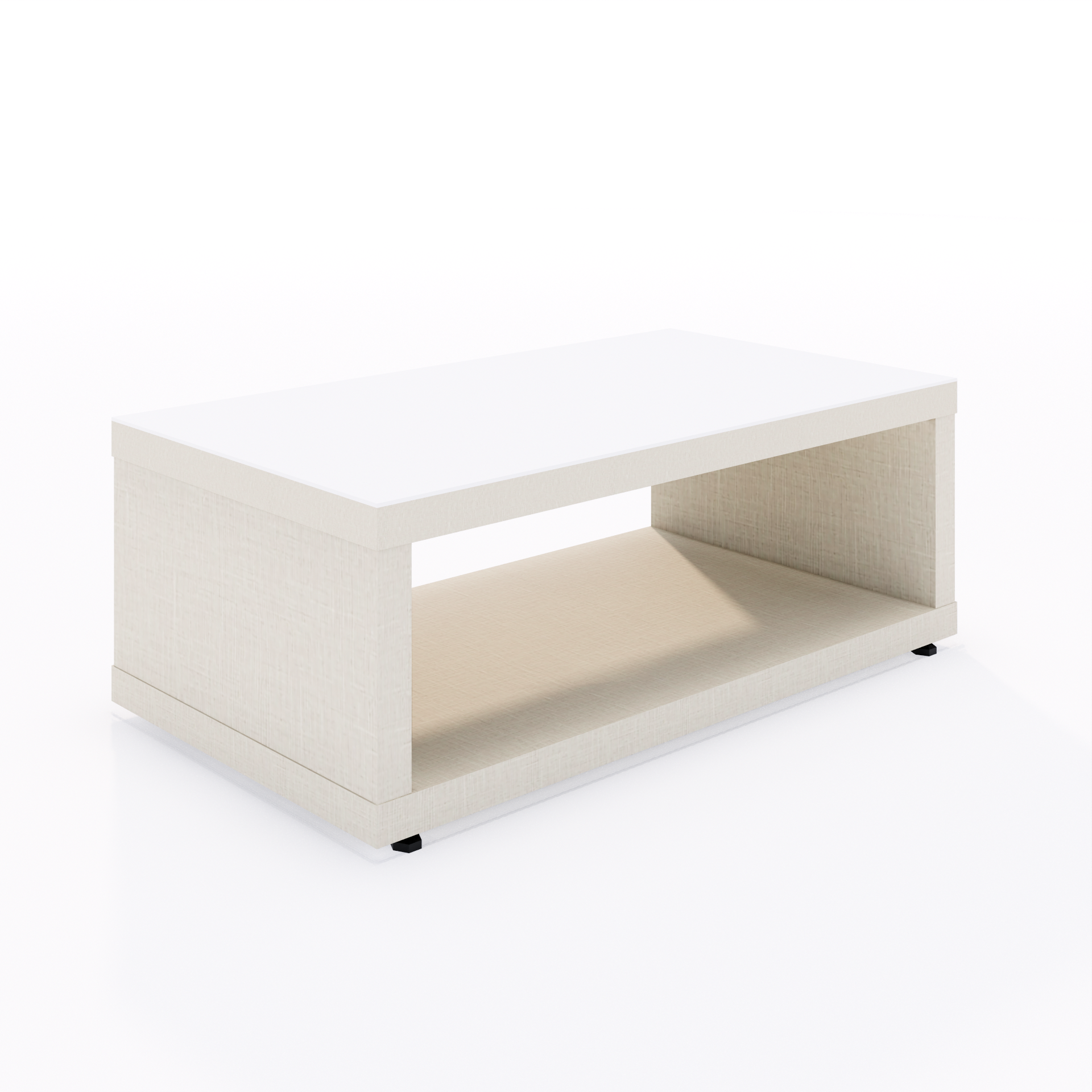MESA DE CENTRO COM VIDRO - RECEPÇÃO