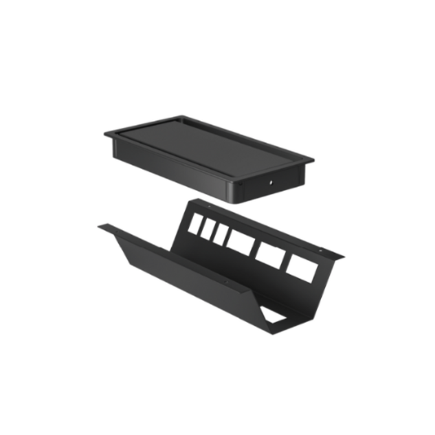 CAIXA DE TOMADAS METÁLICA PARA 06 ELÉTRICAS, 06 LÓGICAS, USB E HDMI - STAFF CAIXA DE TOMADAS METÁLICA PARA 06 ELÉTRICAS, 06 LÓGICAS, USB E HDMI - STAFF