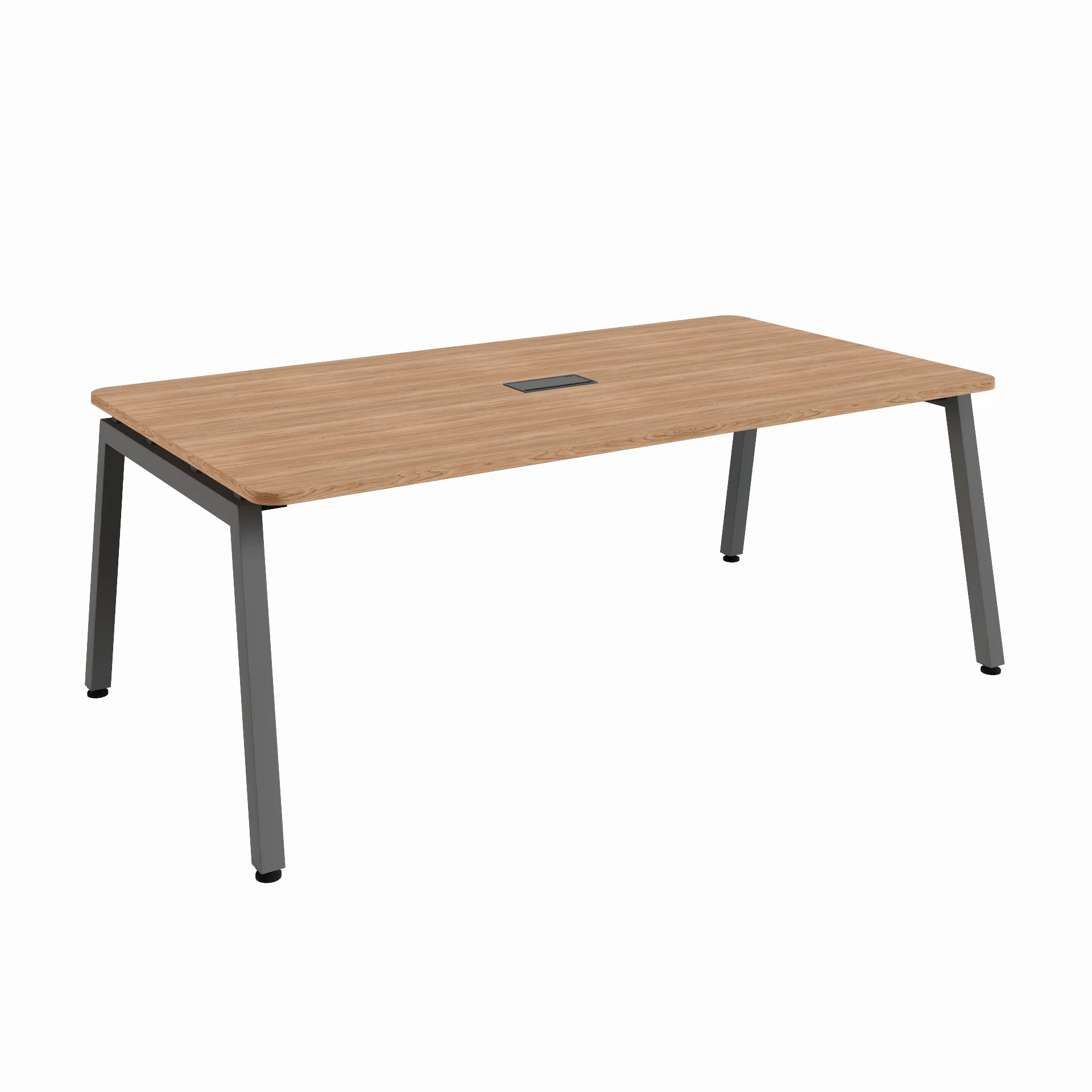 MESA REUNIÃO PLATAFORMA ORGÂNICA PÉ CAVALETE