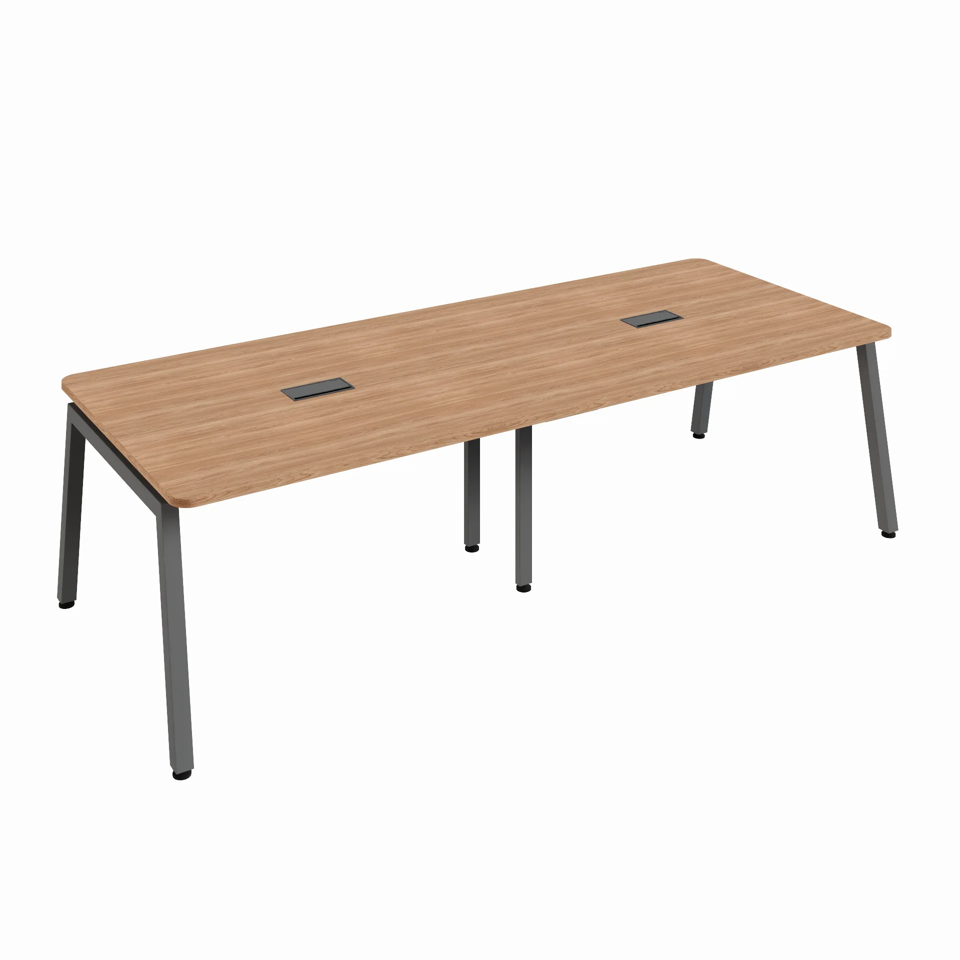 MESA REUNIÃO PLATAFORMA ORGÂNICA PÉ CAVALETE 2700